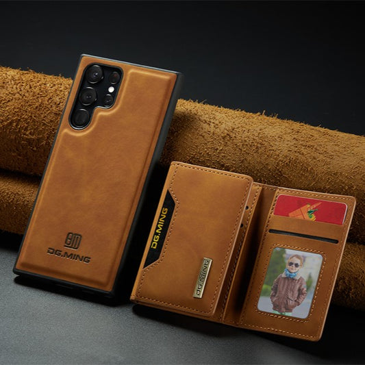 Magnex™ - Samsung Leather Case with Magnetic Wallet