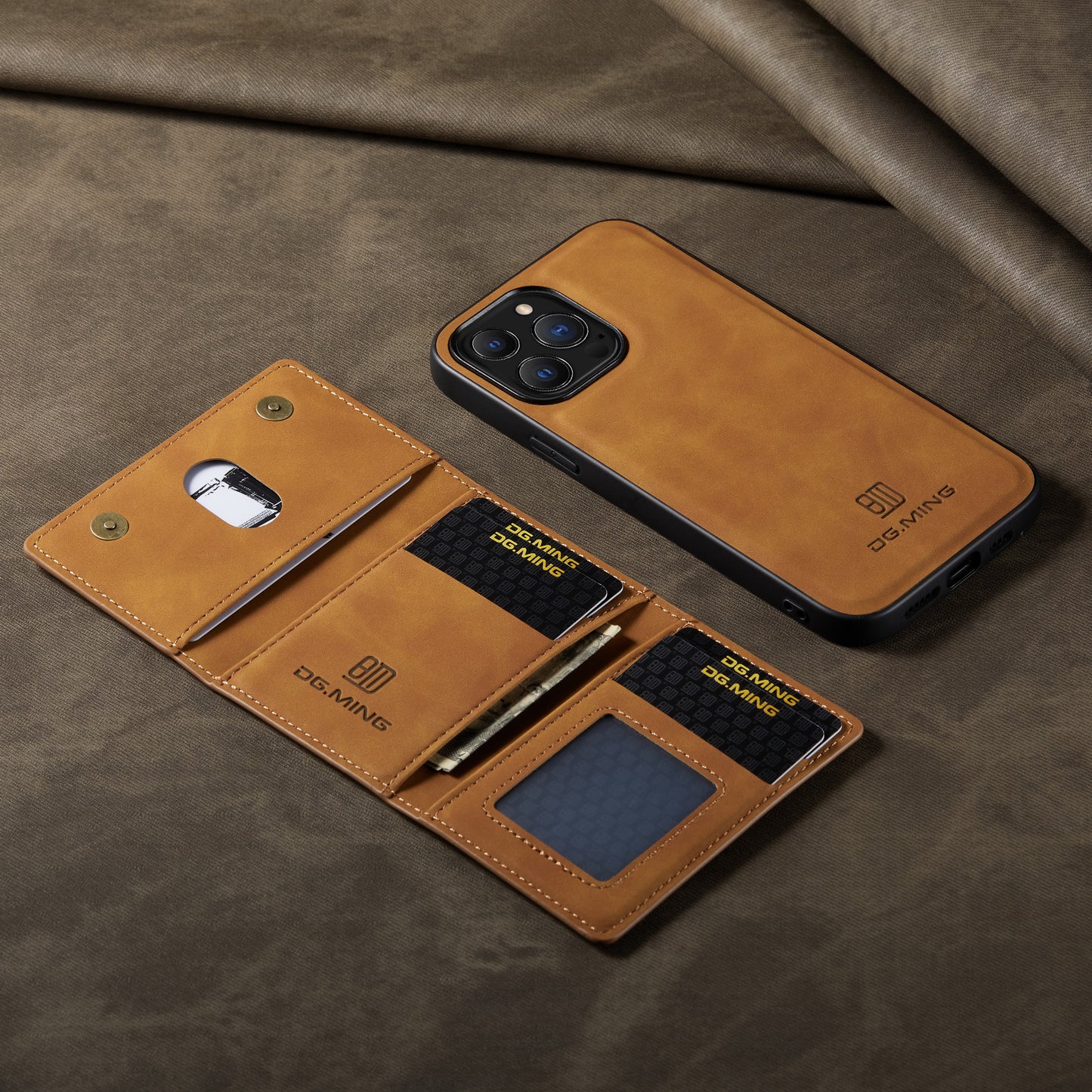 Maglet™ - iPhone Leather Case with Magnetic Wallet